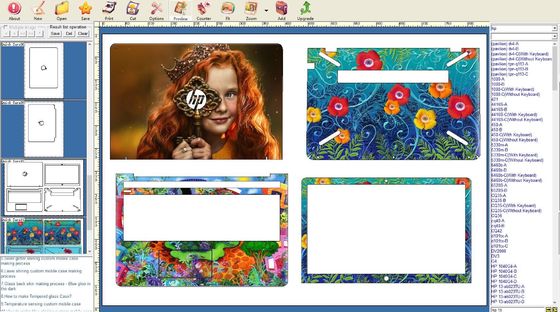 Laptop huid maken machine ideaal voor media reclame en persoonlijke di-projecten leveren laptop huid beschermer maken mogelijkheden