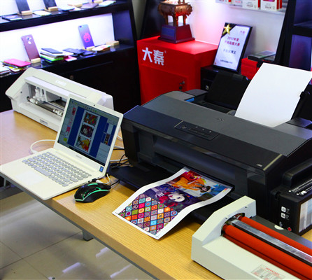 CE Daqin 3D mobiele telefoon huidsnijmachine met software