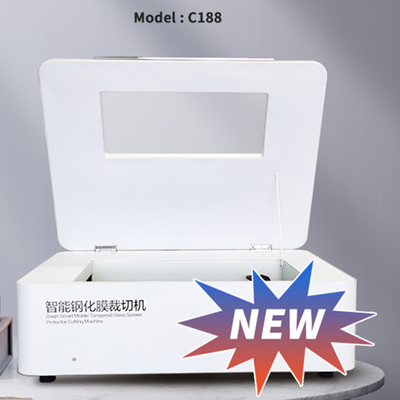 40w Daqin Co2 waterkoeling lasersnijmachine voor mobiele schermbeschermer