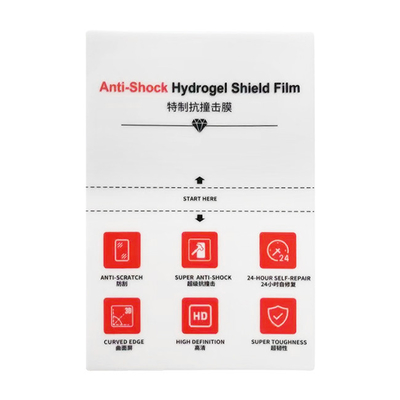 Antishock Hydrogel Soft Film Hydrogel Membraan Schermbeschermer