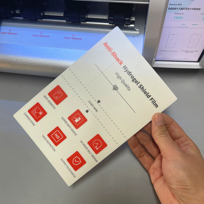 Aangepaste kleurrijke TPU Hydrogel schermbeschermer snijmachine voor het afdrukken van stickers