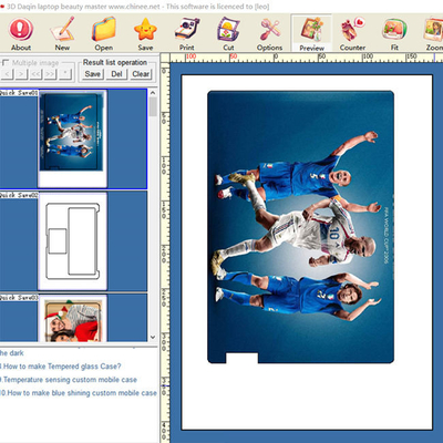Odm Laptop Skin Making Machine Custom Skin-software en grafiekplotter