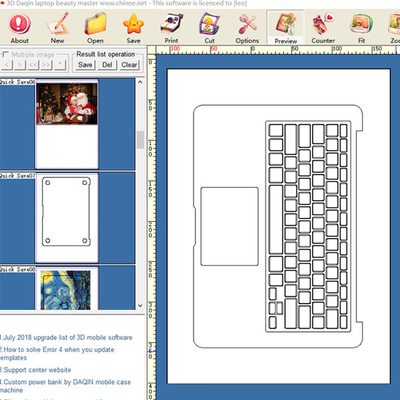 Odm Laptop Skin Making Machine Custom Skin-software en grafiekplotter