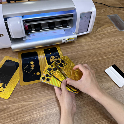 Auto Contour Daqin Vinyl Die Cut Sticker Machine Custom Front Back Film Voor telefoon/camera/tablet