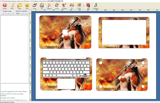 Abs Laptop van Daqin Huid die Machine voor 0.11.5mm Dikte maken