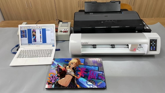 Daqin Laptop Vinyl Skin En Sticker Making Machine CE