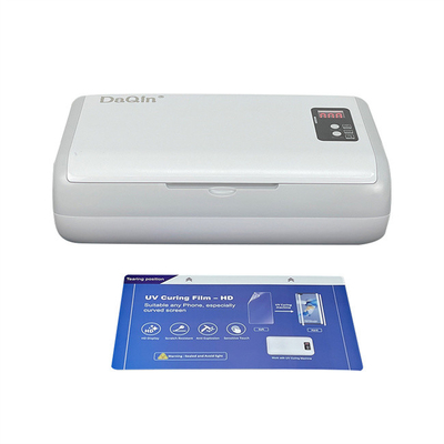 Draagbare UV-LED-gehardelingslichtdoos UV-automatische telefoonfilm applicator machine