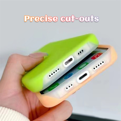 Huidvriendelijke Jelly Liquid mobiele telefoon siliconen hoes met zachte microvezel voering voor iPhone 15 Pro
