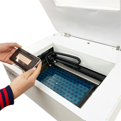 Kleinschalige bedrijven thuis Snijden Nano Glas Cnc Cutter Acryl Ce Certificatie Mini Draagbare Laser Gravure Machine