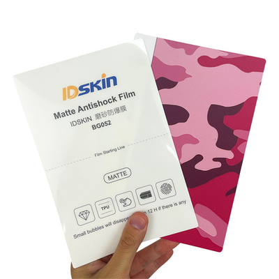3D mobiele telefoon Achterkant Carbon Fiber Sticker Skin PVC Back Protector Hydrogel Film Cutting Plotter Machine