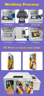 Hot-selling mobiele telefoon mobiele behuizing deksels 3D-printer Sublimatie vacuüm warmte-overdracht pers machine
