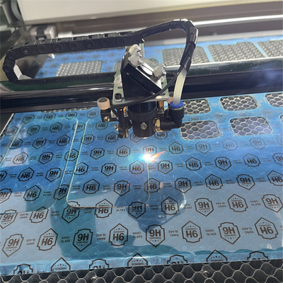 Daqin CO2 mobiele gehard glas snijmachine 80W