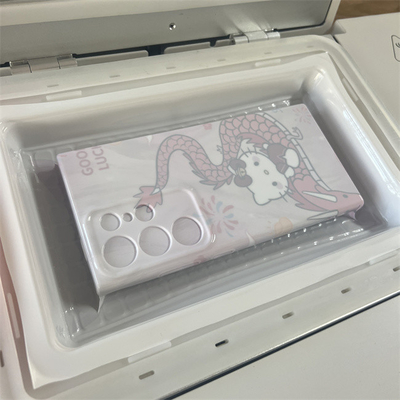 3D-sublimatieprinter voor mobiele telefoonhoesjes Innovatief proces Budgetvriendelijk mobiele accessoireshop Partner