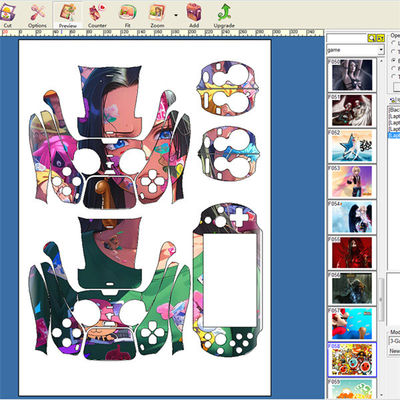 Laptop Skin Machine met Laptop Sjablonen en Geen Snijlimiet Ondersteuning van Creatieve Laptop Skin Ontwerpen