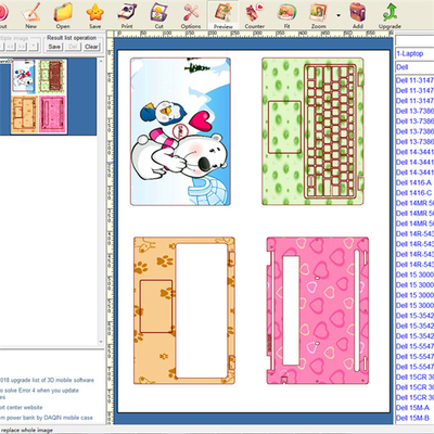 Daqin Laptop Skin Design Software Snijmachine Voor Gepersonaliseerde Laptop Skins