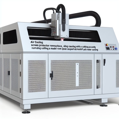 Air Cooling Screen Protector Laser Cutting Machine met hoge snijnauwkeurigheid en koelmodel Circulerend water koelen
