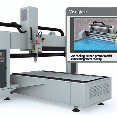 Air Cooling Screen Protector Laser Cutting Machine met hoge snijnauwkeurigheid en koelmodel Circulerend water koelen