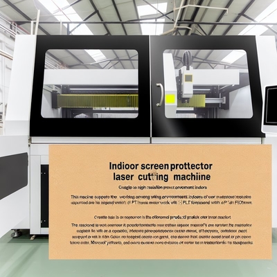 Inrichtingswerkomgeving Ondersteunde schermbeschermer Lasersnijmachine met een gewicht van 40 kg en PLT-formaat