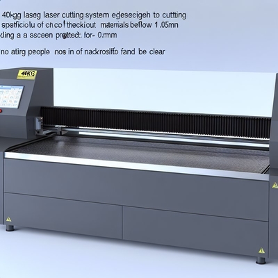 40 kg schermbeschermer Lasersnij-systeem voor delicate materialen Snijdikte Bellow 0,5 mm