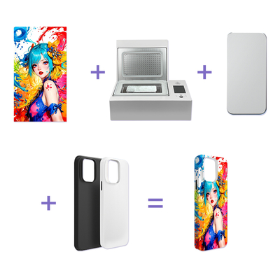 Telefoonhoes Sublimatieapparatuur DIY Aanpassing Gebruikersvriendelijke interface
