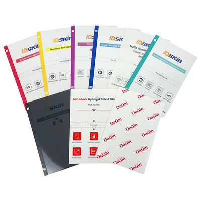 Hoogwaardige op maat gemaakte PVC 3D Screen Protector Premium Mobiele Telefoon Achterkant Skin Sticker Waterdicht met TPU Papier Materialen Ruw Materiaal